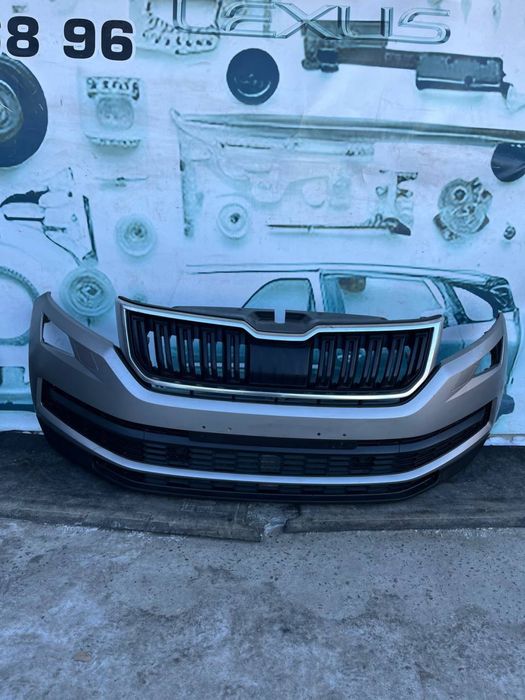 Skoda Kodiaq 2017-2021 бампер передний всборе бампер взборі