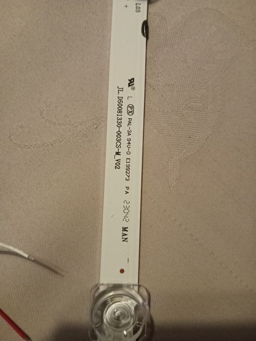 3 Réguas led de 98cm para tv