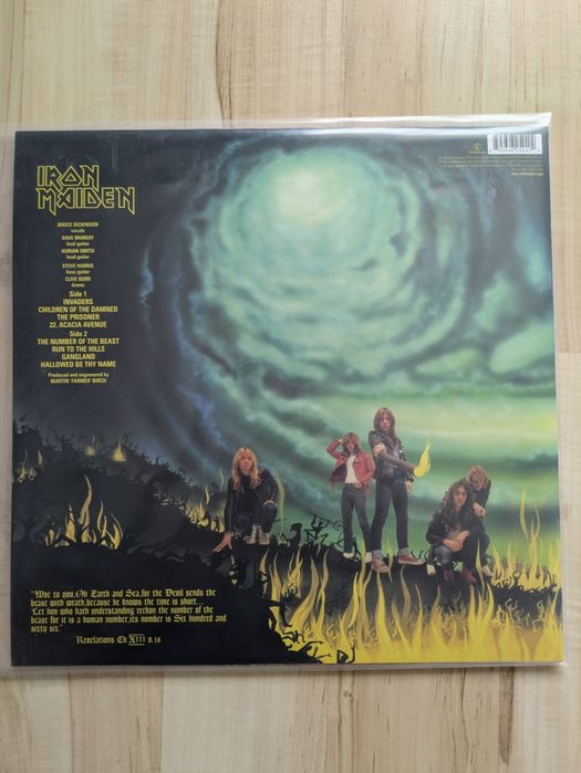 Winyl Iron Maiden - Number of the beast