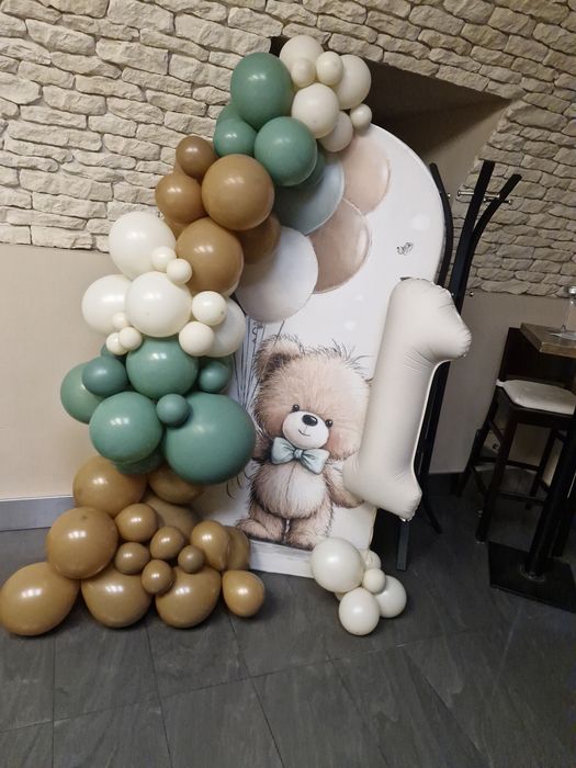 Sprzedam płótno materiał z Misiem na ściankę
