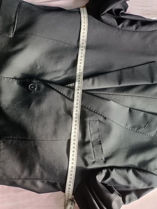 Garnitur męski XXL Lancerto wełna granatowy smoking ślubny wesele