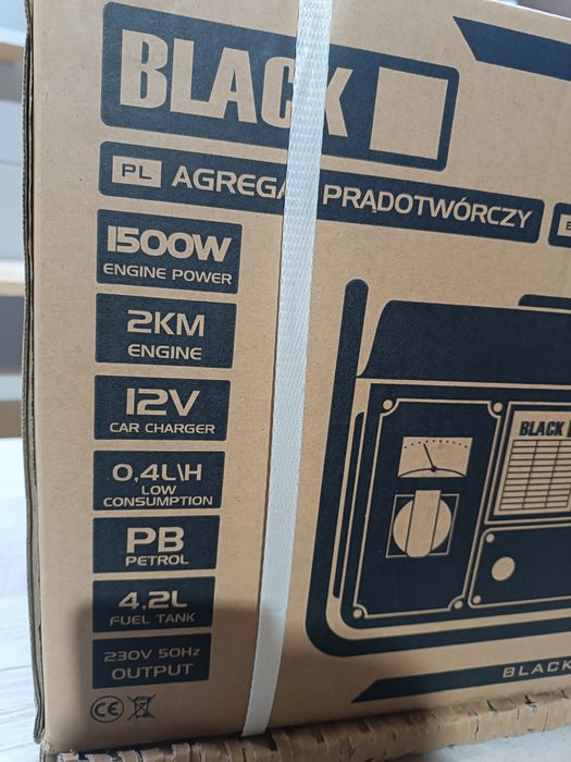 Генератор BLACK 1500W. 1.5клв генератор