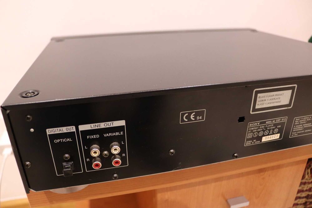 Leitor CDs Sony CDP-915 com upgrade