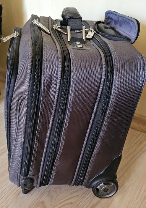 Сумка-чемодан на колесах Samsonite / Кейс-пілот для ноутбука та речей