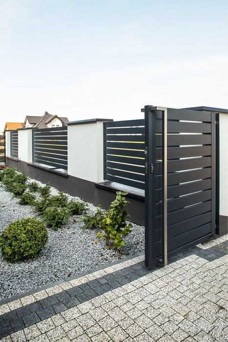 металеві  секційні  паркани та ворота