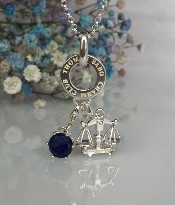 Срібний ланцюжок  Thomas Sabo Charm, Терези, підвіски