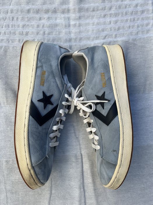 Converse retrô azul claro de cano baixo Tamanho 43