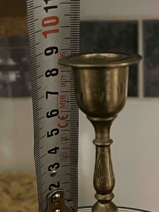 Індійський свічник з латуні. 8,5 см