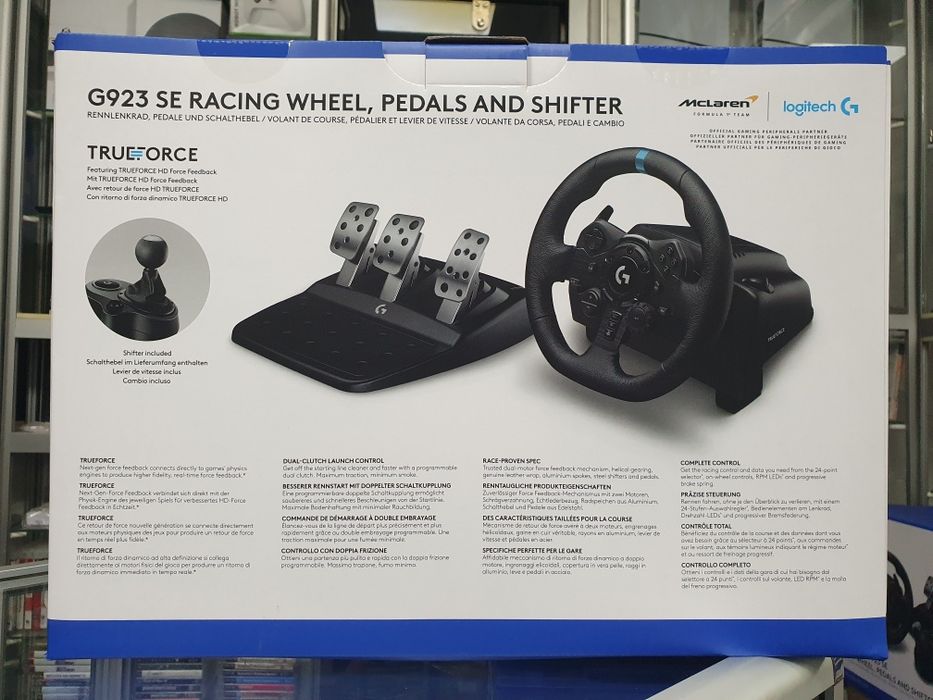 Руль Logitech G923 TrueForse для PS5,PS4,PC +Коробка Передач (магазин) гарантия 12 мес.