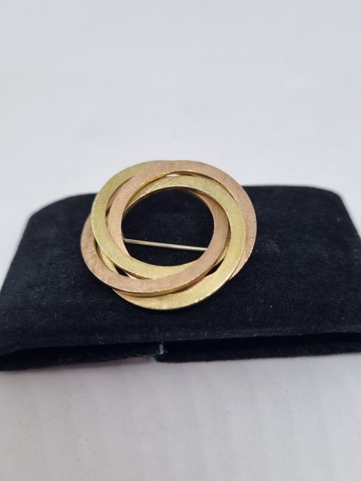 Złota broszka p585 waga 9.33 gram