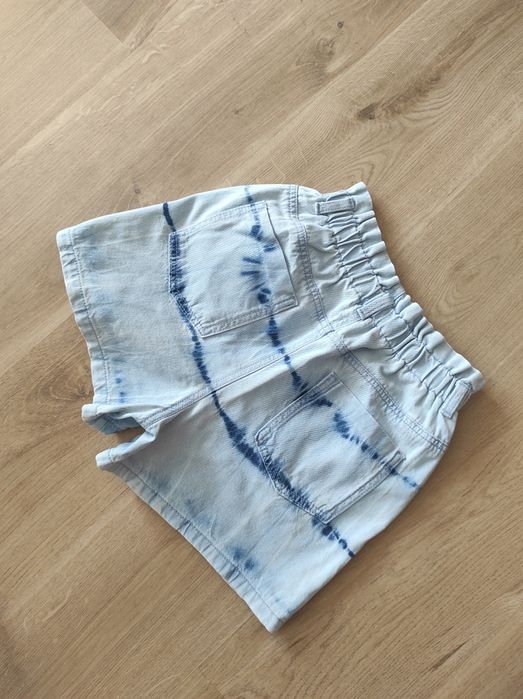 Jeansowe szorty paperbag XS