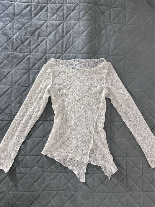 Лонгслів з мережива vintage