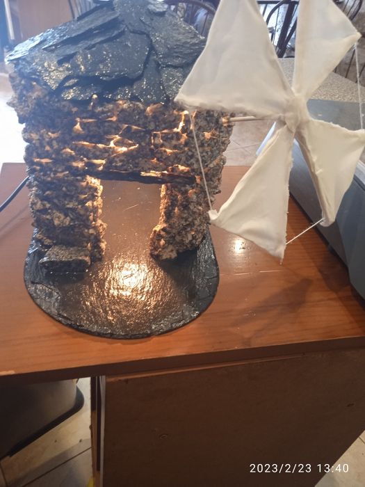 Réplica de moinho candeeiro