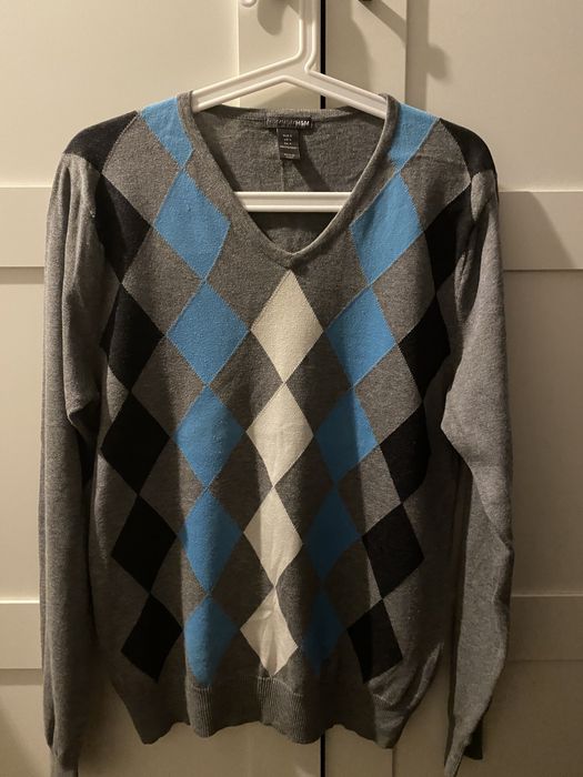 S H&M  Kardigan w romby