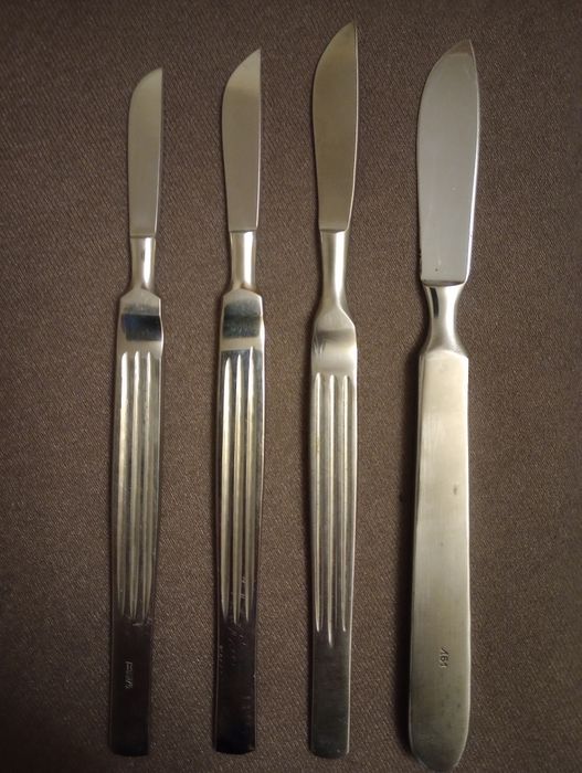 Скальпели. Набор. Б/у.