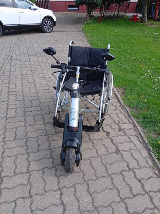 Przystawka elektryczna do wózka inwalidzkiego