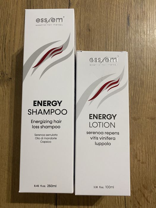 Esstem energy zestaw szampon + lotion