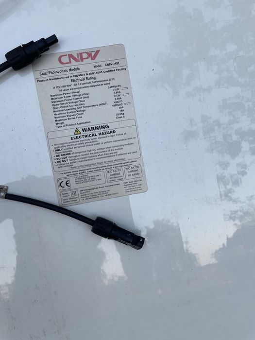 Panel Panele fotowoltaiczne 245 W watt CNPV Solary