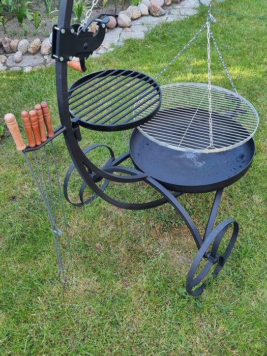 Grill  ogrodowy stalowy