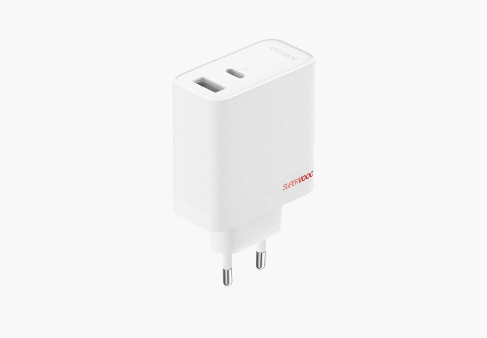 OnePlus SUPERVOOC 80W GaN Dual‑Port Charger Kit — новий оригінал
