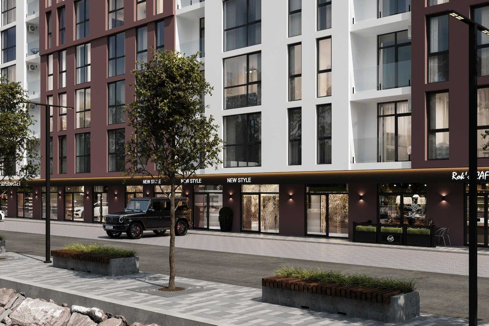 Новобудова у центрі Свалява. Комерційне приміщення. Продаж.