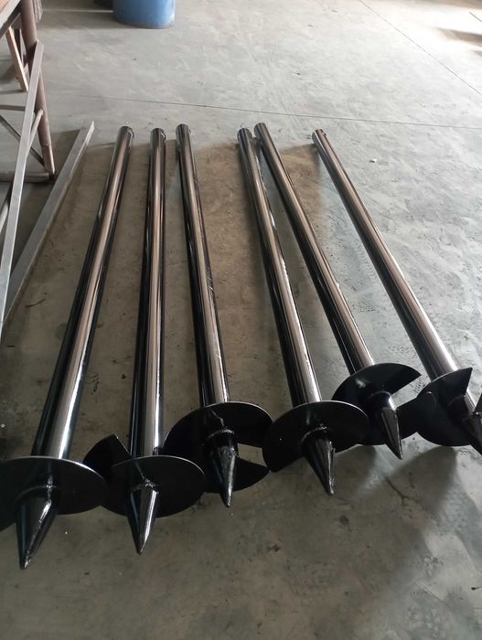 Паля гвинтова,свая однолопастная,геошуруп,наконечники