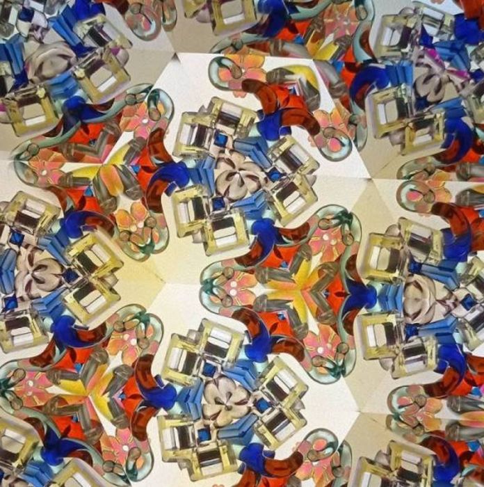 Стеклянный калейдоскоп ручной работы для взрослых и детей