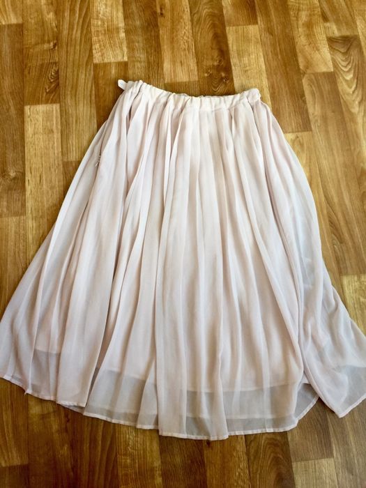 Юбка H&M розовая плиссированная