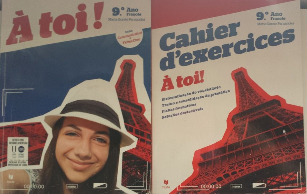 Manuais Francês -7ºano/8º ano/9ºano-Manual + Cahier