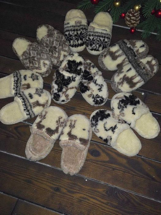 Тапочки из овчины 36-46 / ОПТ и розн домашние тапки, тапочки , всувки