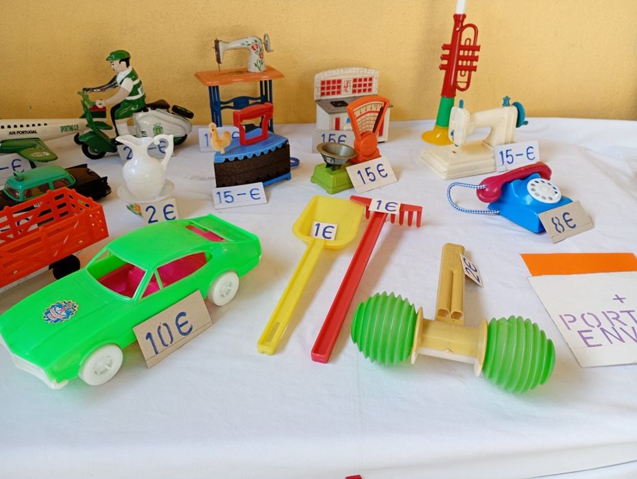 Brinquedos plásticos portugueses vários fabricantes