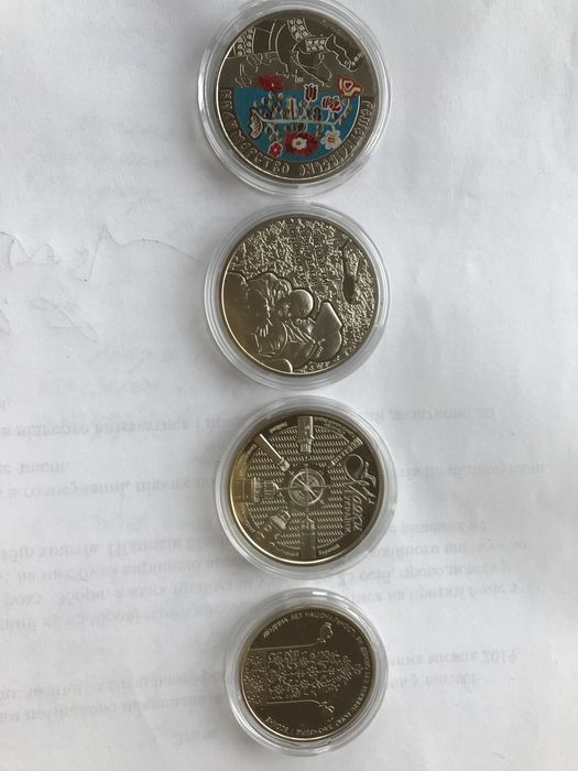 10 гривень, Срібло: Коваль, Бокораш, Гончар, Ткаля. Обмін.
