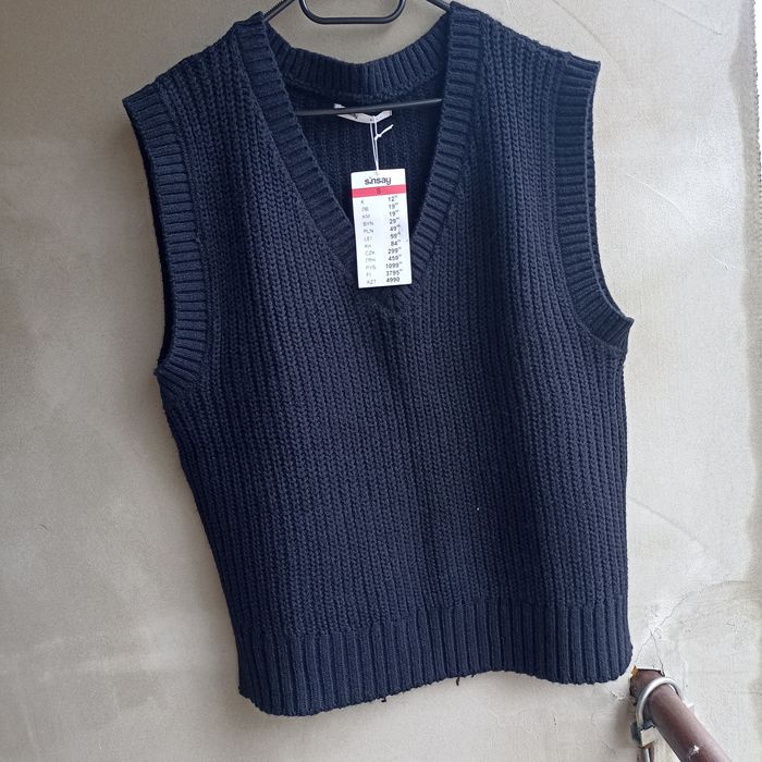 Kamizelka bezrękawnik S oversize do XXL