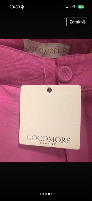 Spodnie cocomore rozowe 34 nowe
