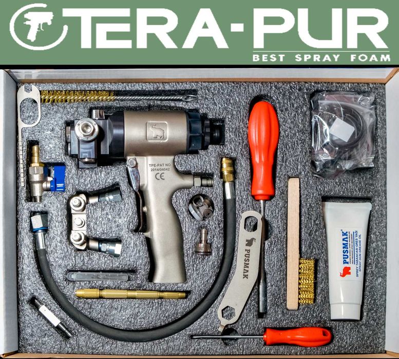 Pistolet do natrysku pian i polimoczników PUSMAK SP2