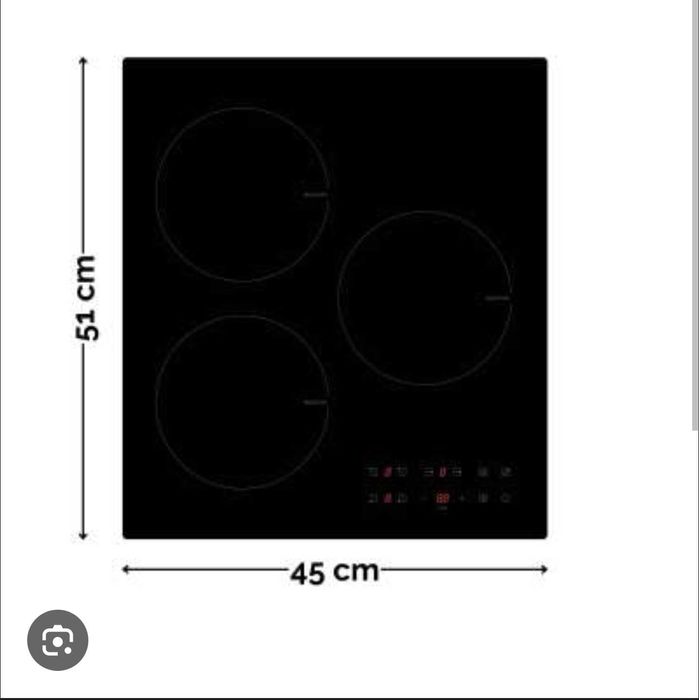 Placa de indução vitrocerâmica PKM