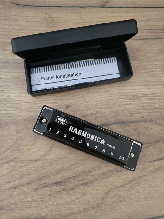 Harmonijka ustna DMTS C 10 kanałów + etui
