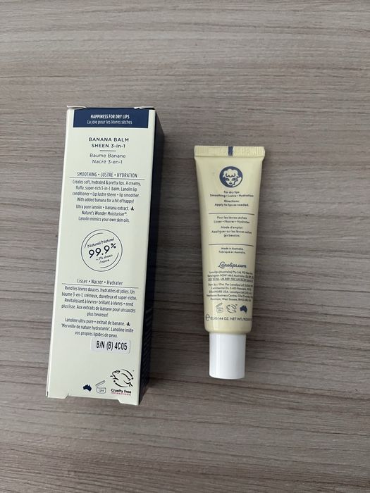 Lanolips Banana Balm Sheen 3 in 1 balsam do ust