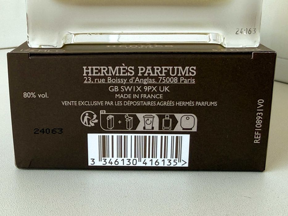 Hermes Terre d'Hermes Eau Givree 175 ml 99% флакона