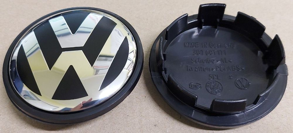 Ковпачки заглушки для дисків VW 65мм 3B7601171 Ковпачки на диски Фольц