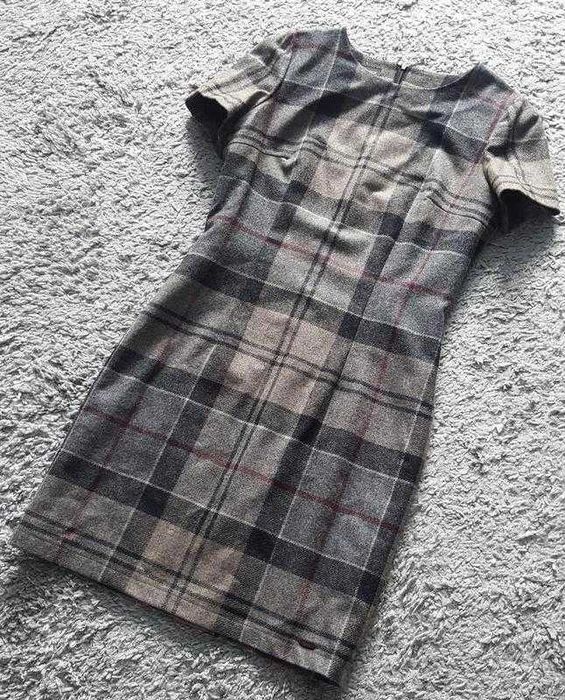 Оригинал.новое,шерстяное платье в клетку barbour