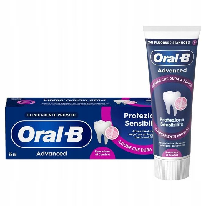 oral-b advanced sensitivity protection pasta do zębów wrażliwych 75ml