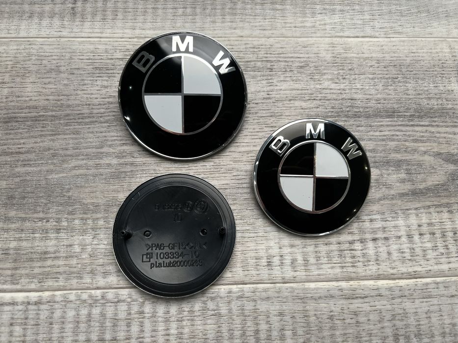 Емблема BMW значок логотип БМВ 82 74мм Е46 Е39 Е60 F10 F30 E70 G20 G30