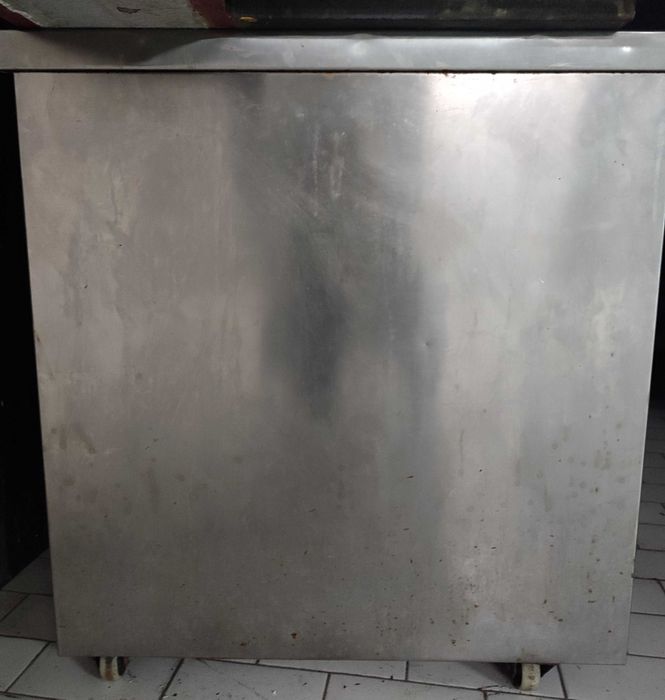 Bancada horizontal ESTUFA, inox, marca MBM (Itália), p/ restauração