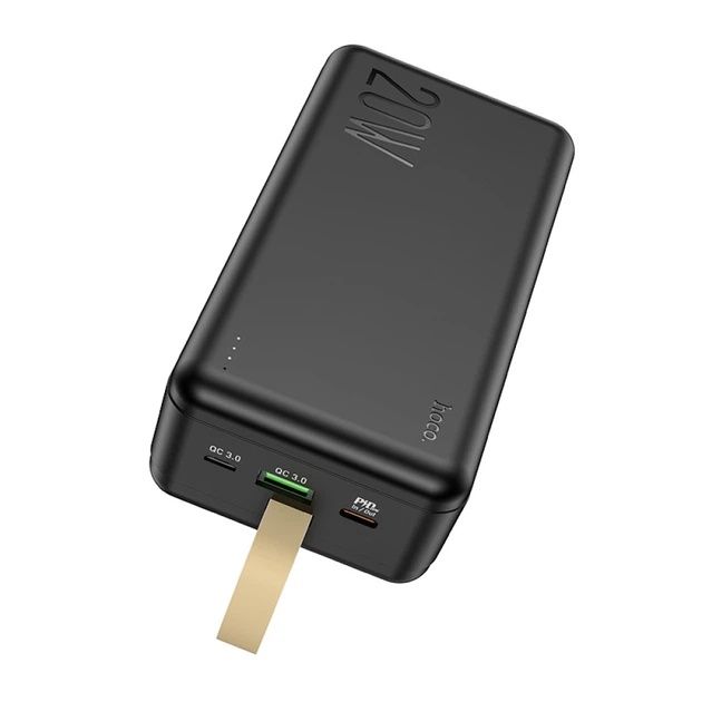 Павербанк HOCO J87B 30000 mAh 20W USB/Type-C PowerBank PD20W+QC3.0 Bla