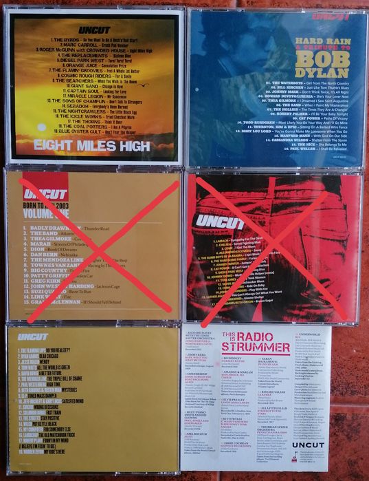 CDs revista Uncut e outras colectâneas