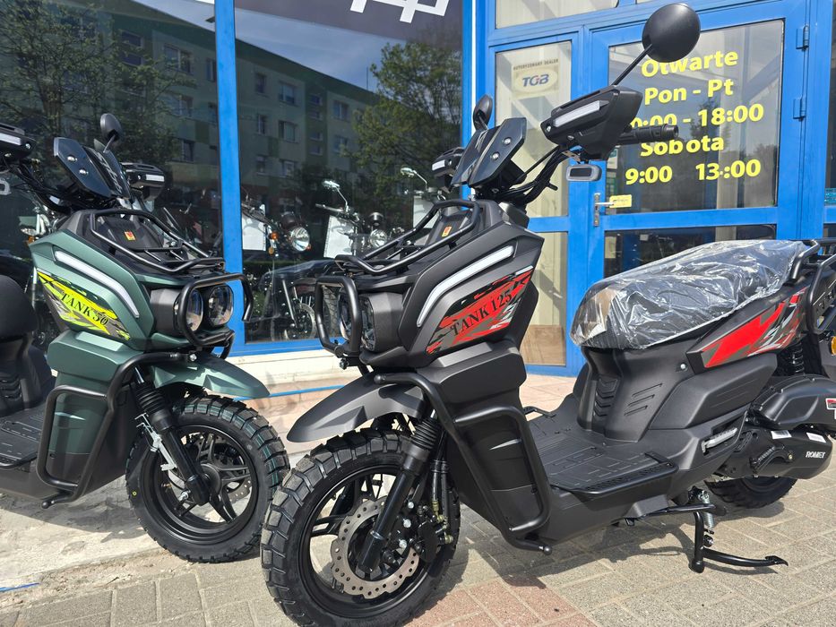 ROMET TANK 125 4T! Bagażniki!Handbary!Nowość 2025! Raty! Dowóz