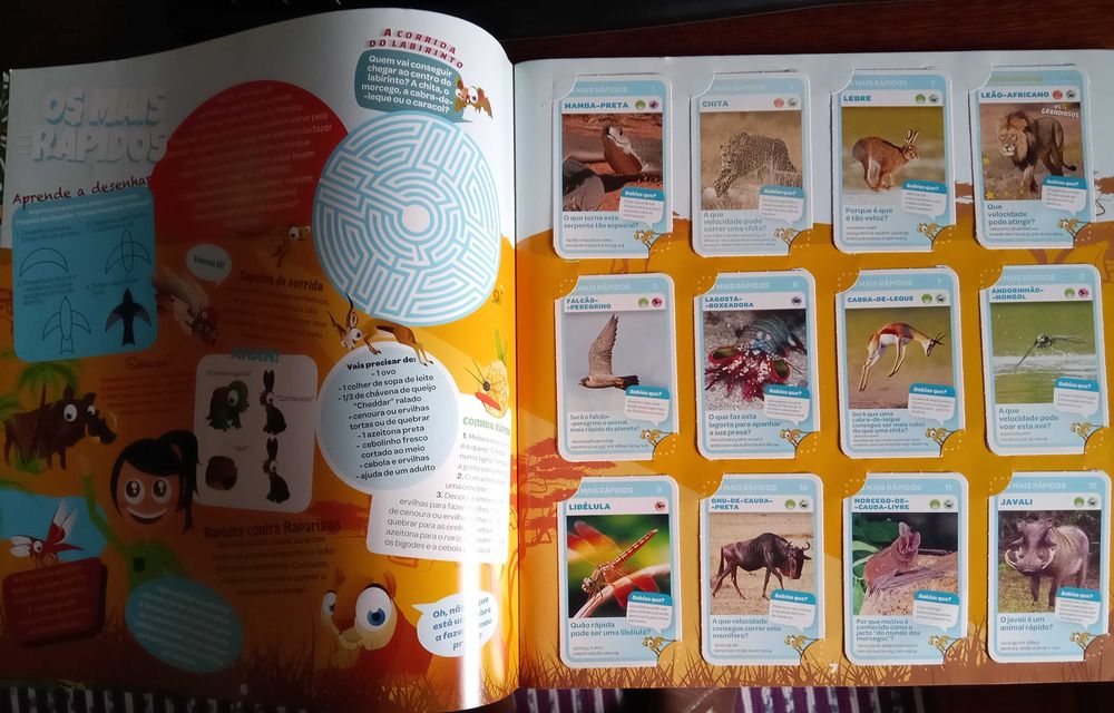 Super Animais - - - Colecção Completa - Pingo Doce - - - - - Cromos