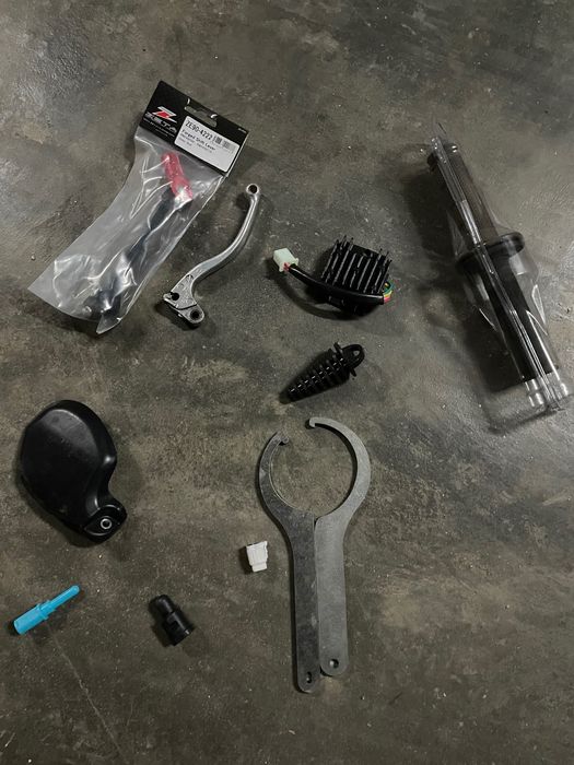 Vários acessórios oficina Kart ou mota