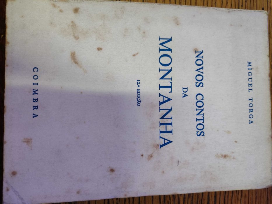 2 Livros Contos da Montanha e Novos Contos da Montanha de Miguel Torga